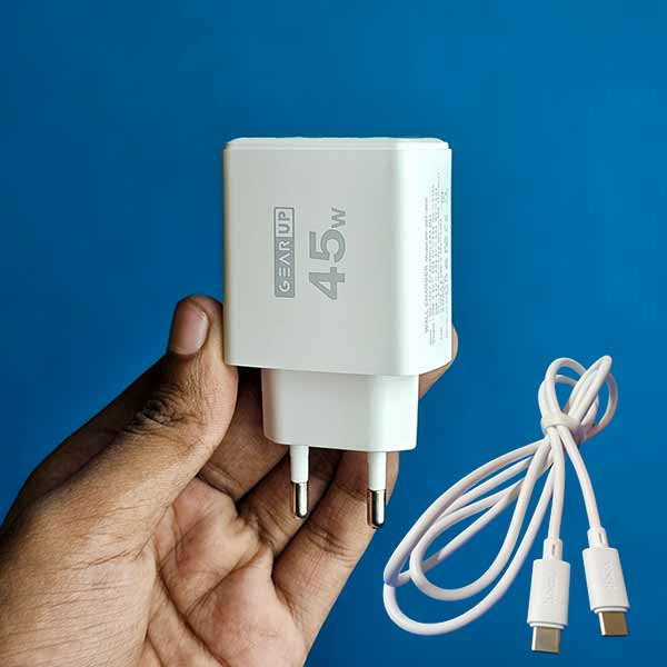 GearUP GP007 45W Fast Charger With Type C Cable